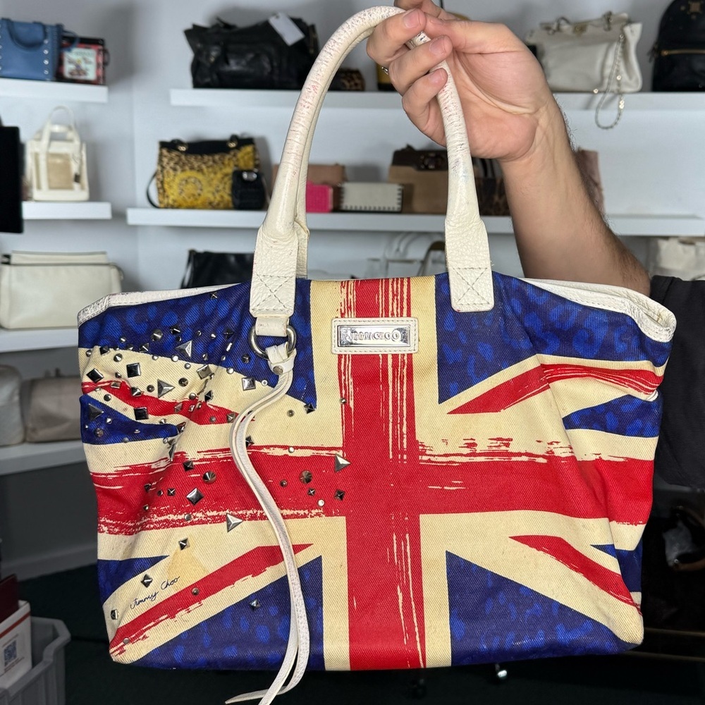 JIMMY CHOO ZIP TOTE